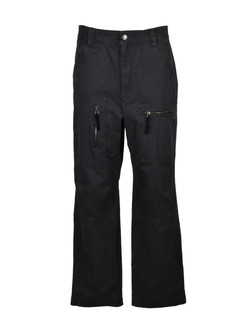 Isabel Marant Straight-Leg Trousers With Zippered Pockets