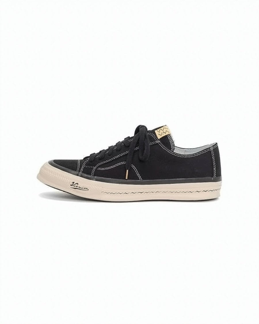 Visvim Low-Top Sneakers With Black Cotton Upper And Vibram Sole
