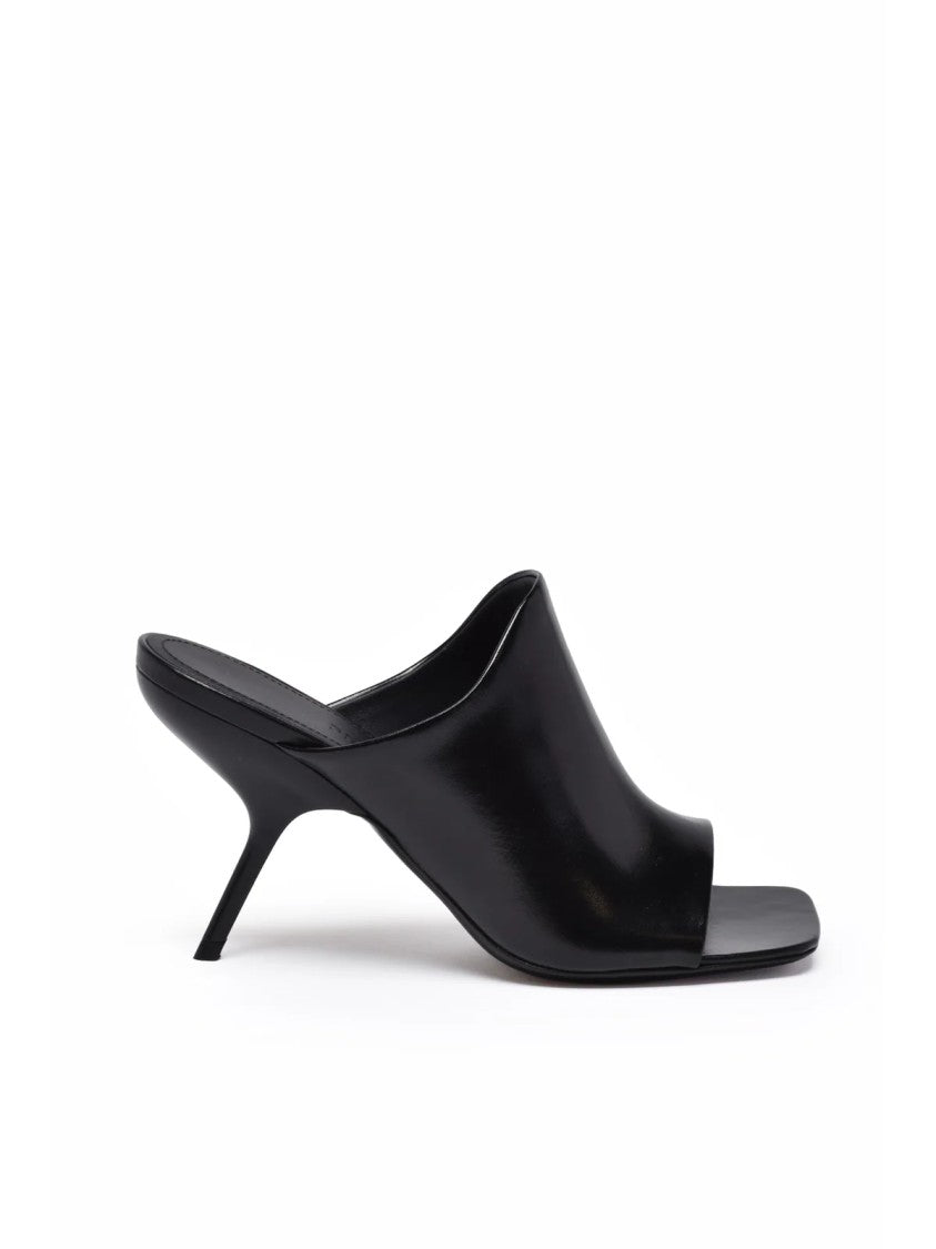Ferragamo Era Leather Mules - Black