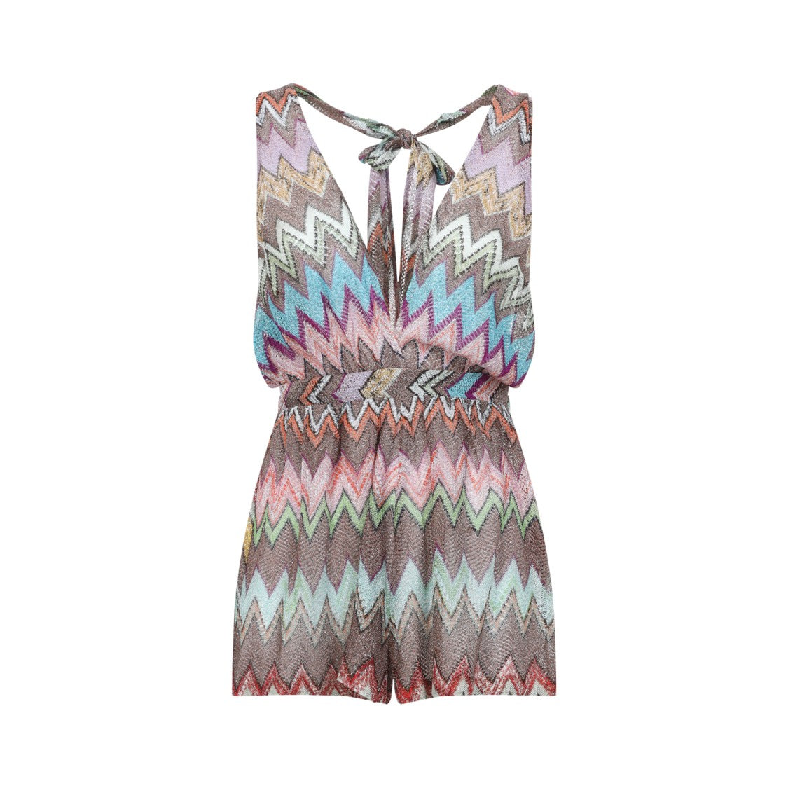 Missoni Sleeveless Zigzag Pattern Romper