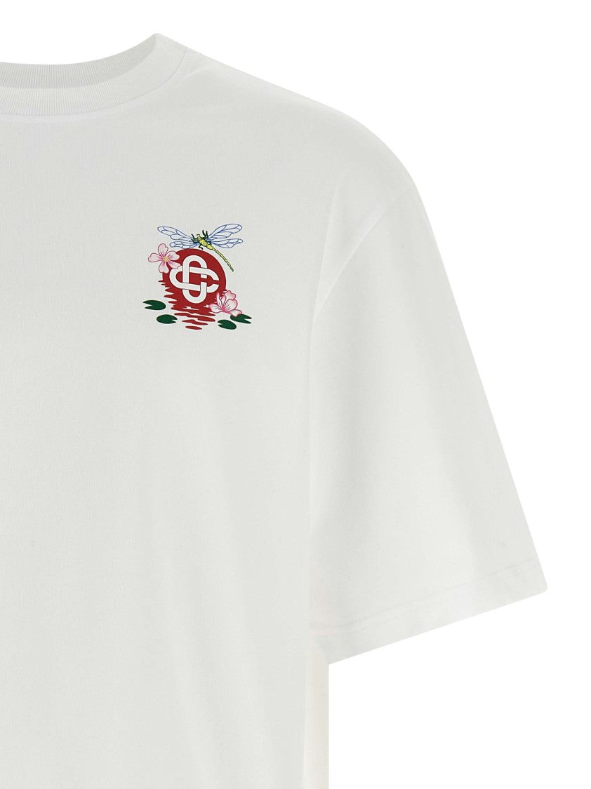Casablanca Dragonfly Floral' T-Shirt