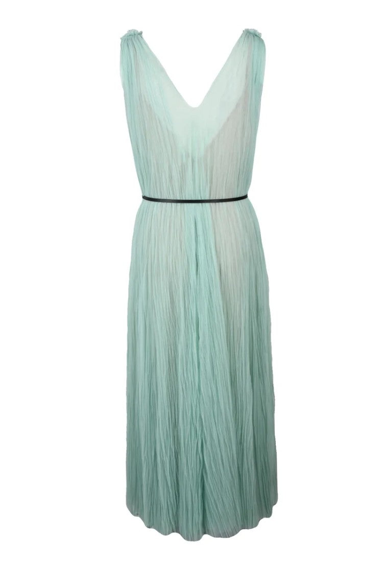 Fabiana Filippi Long Tulle Dress - Green