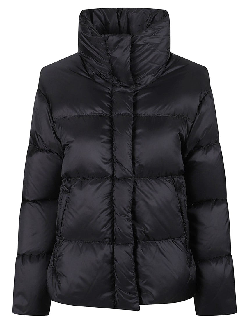 Max Mara Short Padded Down Jacket With High Collar
