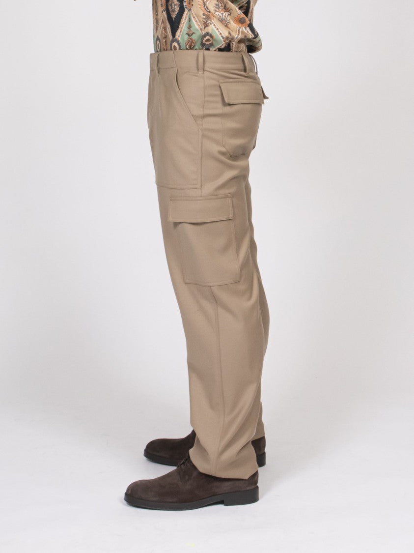 Etro Relaxed-Fit Belted Patch-Pocket Cargo Pants