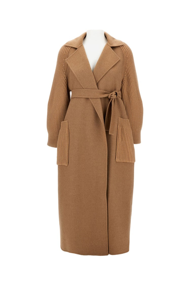 Max Mara Camel Long Wool Coat