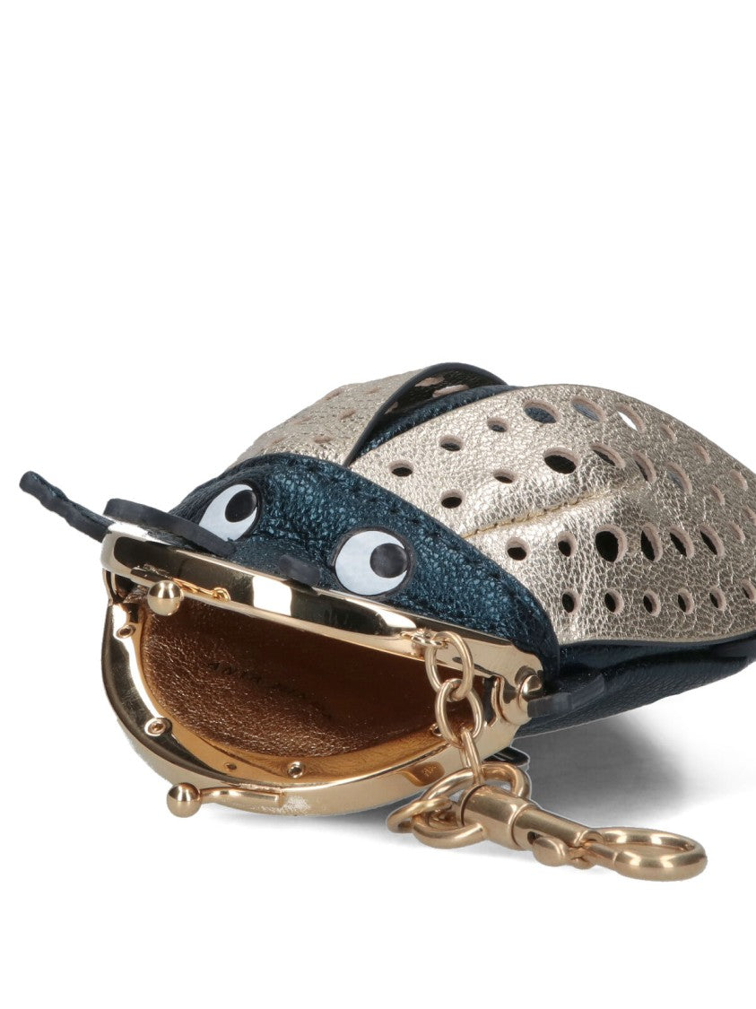 Anya Hindmarch Bug-Inspired Goat Leather Keychain Charm