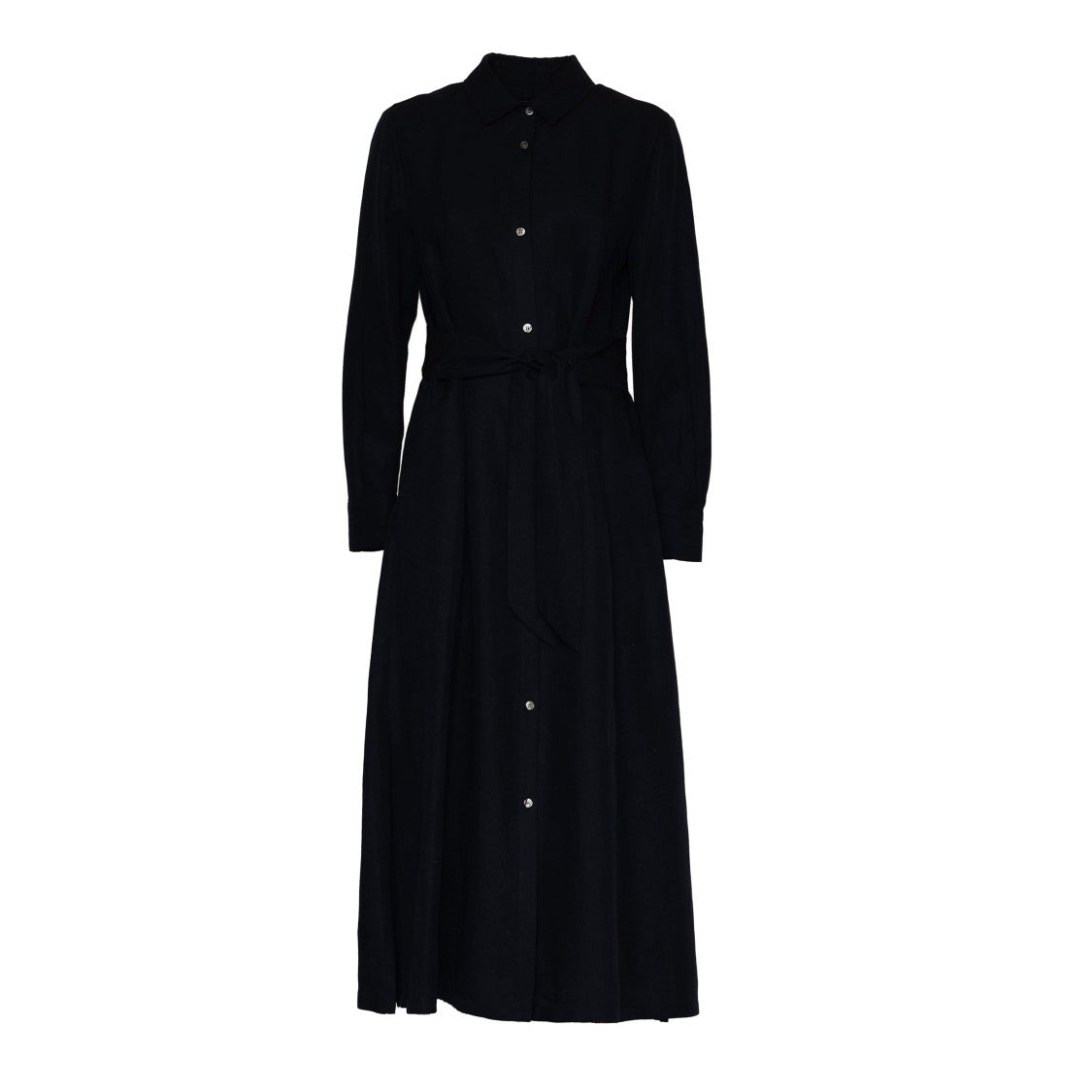 Woolrich Viscose Linen Buttoned Day Dress