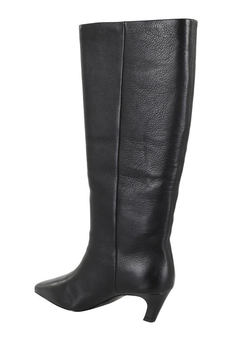 Ash Mid-Calf Boots With Pointed Toe