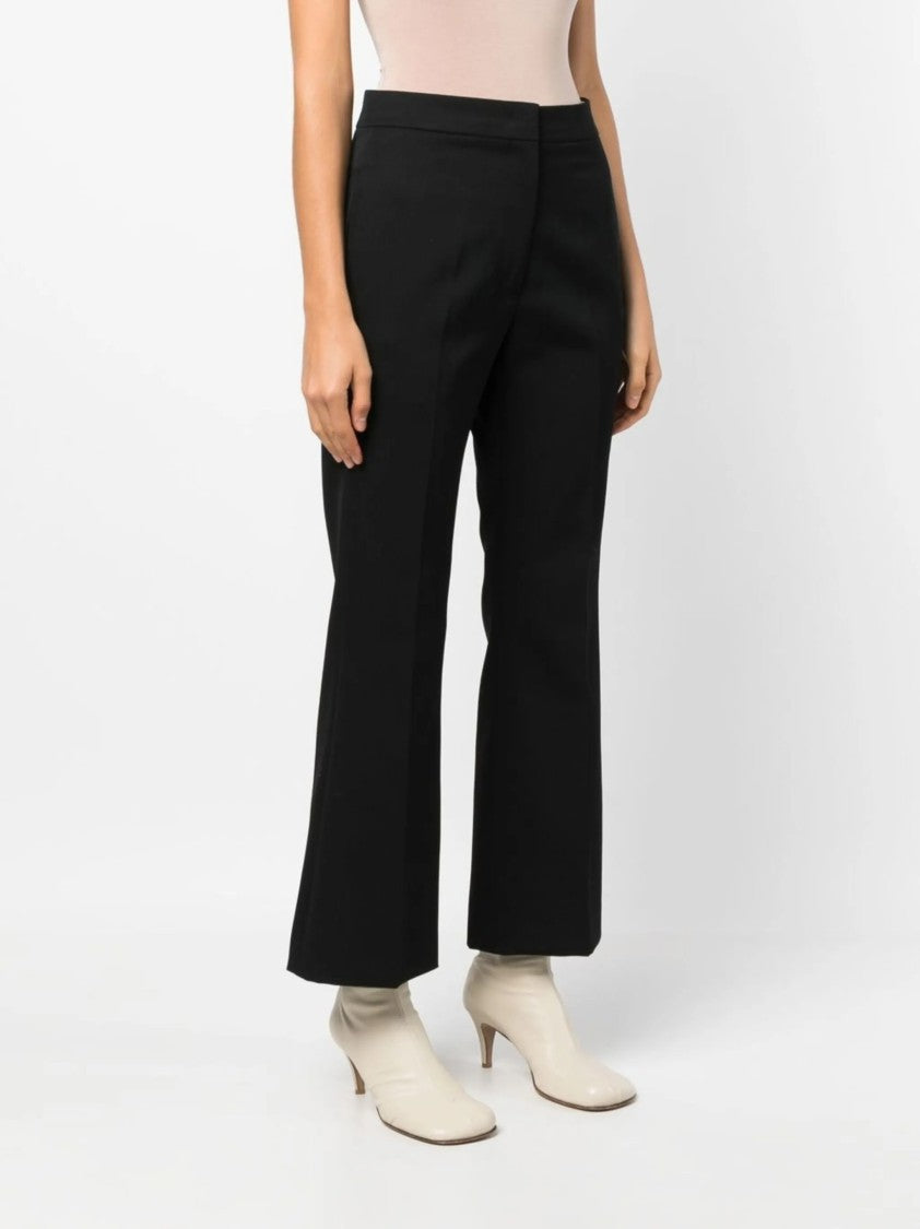 Jil Sander Black Trouser 01 Tailored Bootcut Trousers