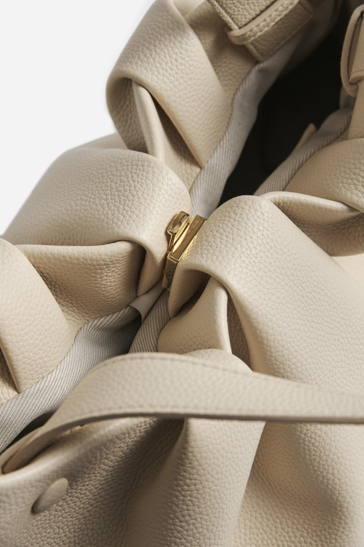 Themoirè Athena Bottalato Gathered Design Tote Handbag
