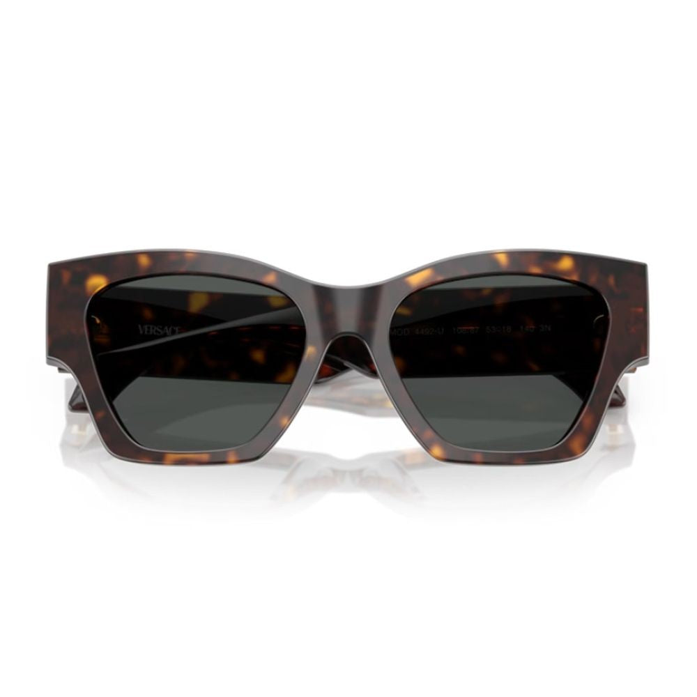 Versace 0Ve4492u Signature Havana-Patterned Acetate Sunglasses
