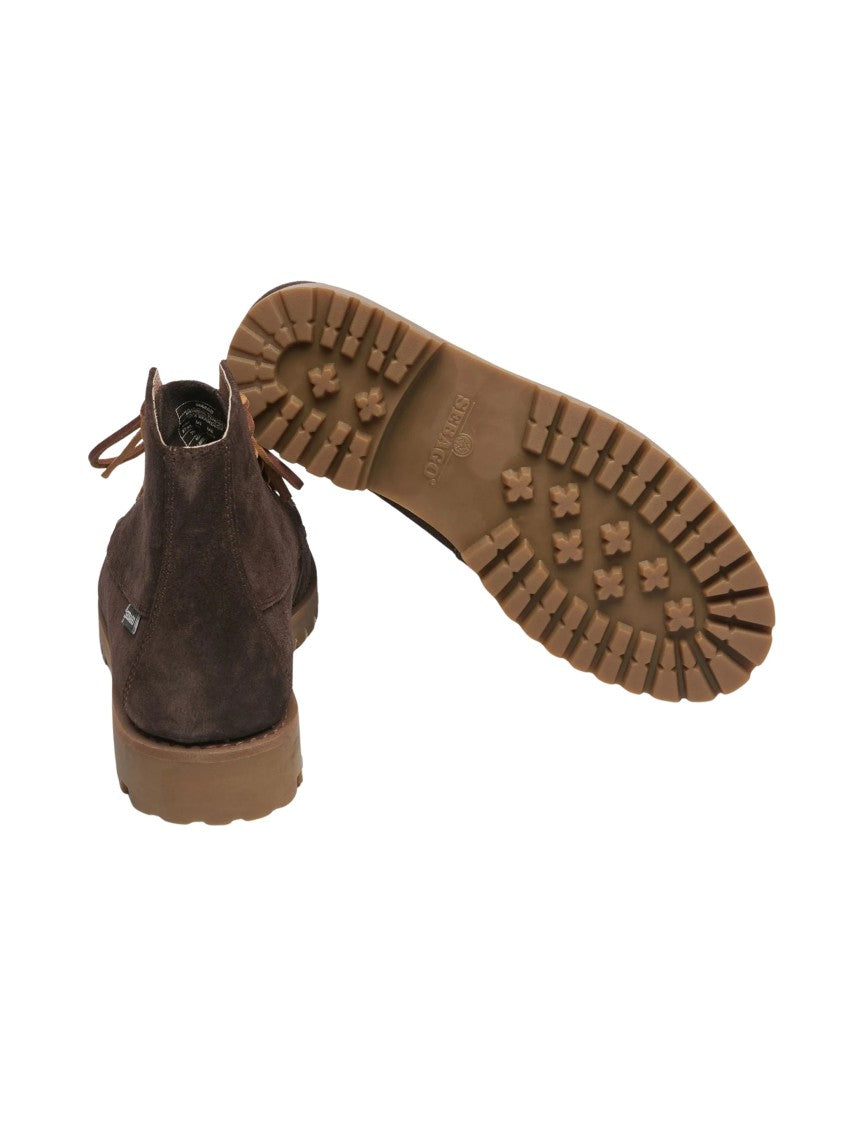 Sebago Parker Oiled Suede Rugged Rubber Sole Ankle Boots