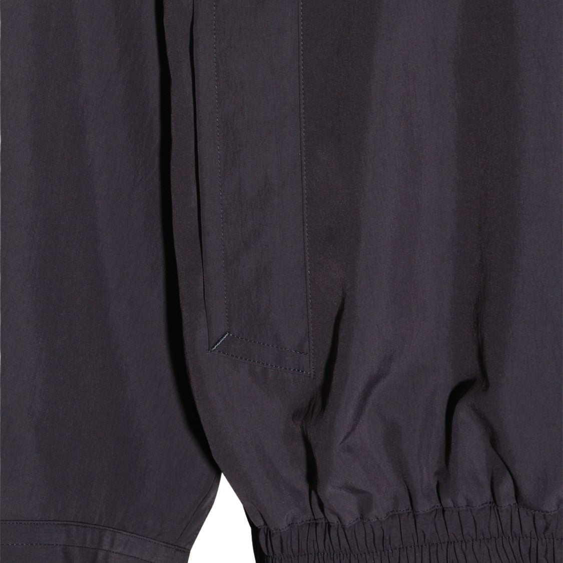 Homme Plissé Issey Miyake Black Jacket With High Collar