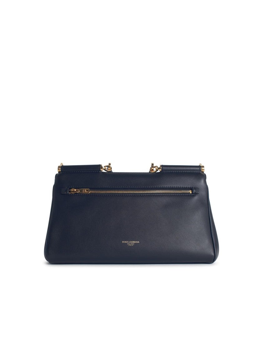Dolce & Gabbana 'My Sicily' Plongé Calf Leather Handbag