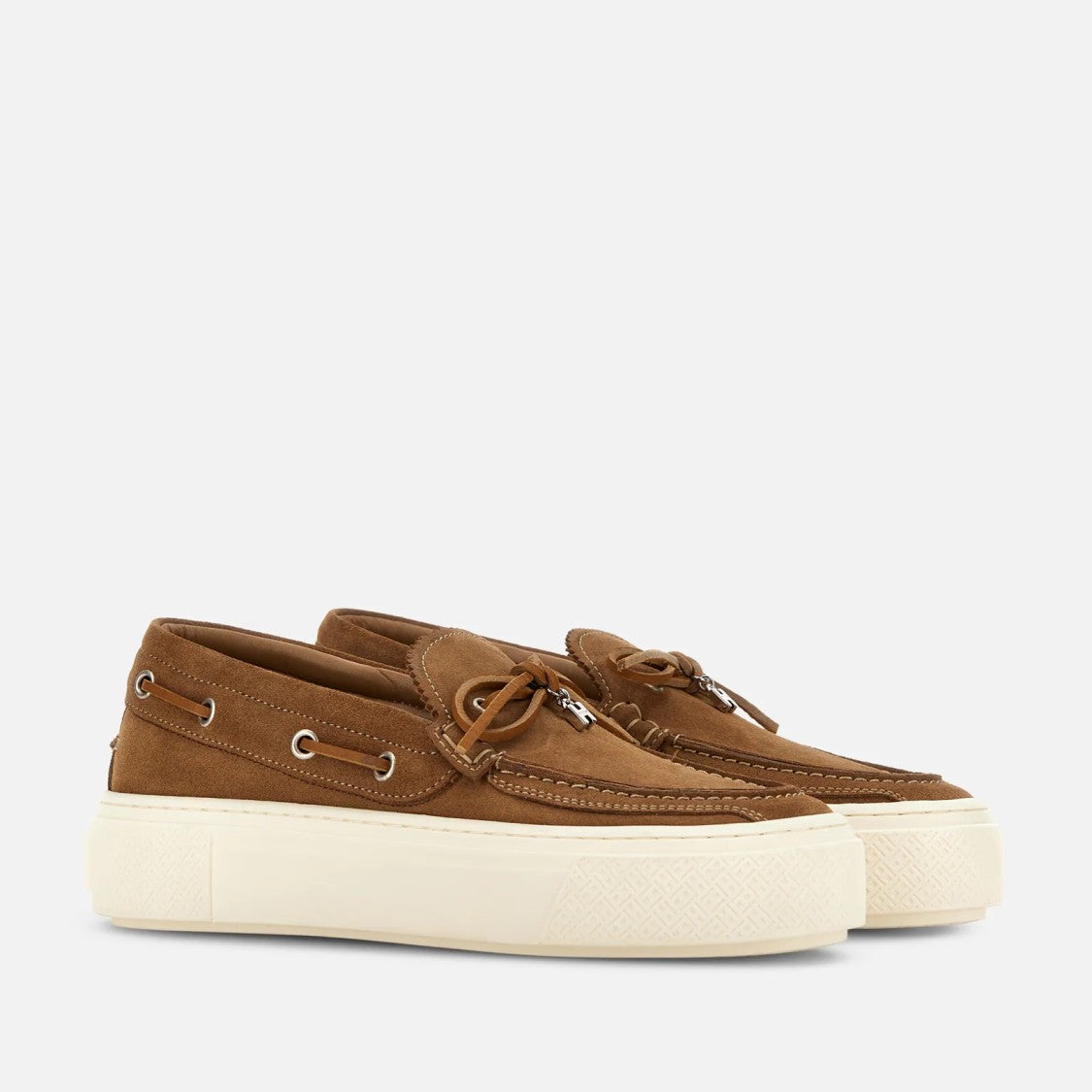 Hogan Light Camel H705 Barca Loafers