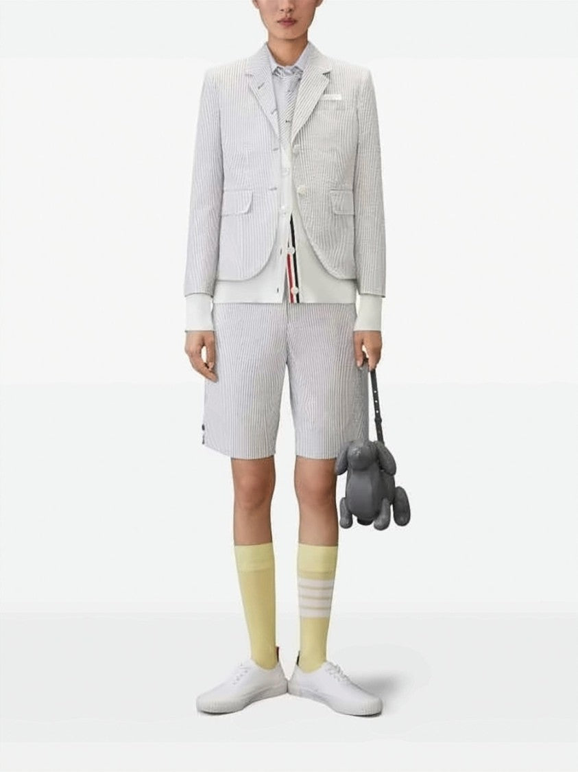 Thom Browne Cropped Short Sleeve Oxford Shirt