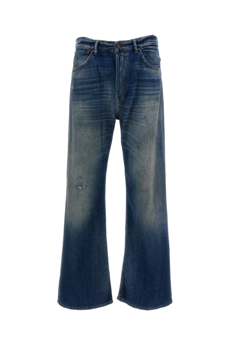 Acne Studios Straight-Leg Blue Denim Jeans With Classic Five-Pocket Design