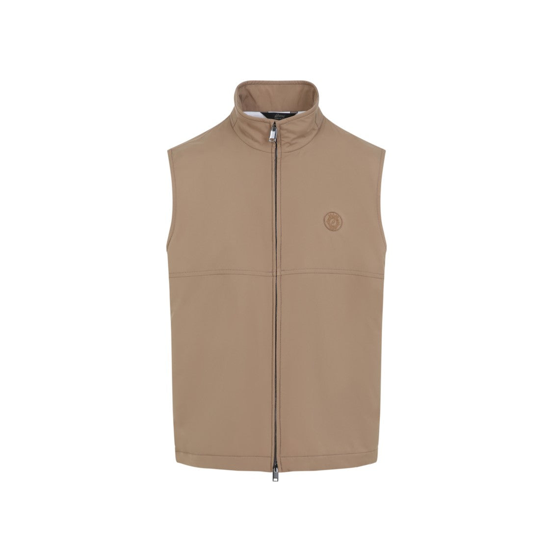 Brioni Kaki Brown Gilet