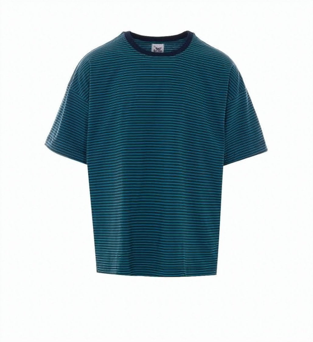 Howlin Short-Sleeve T-Shirt With Contrasting Collar