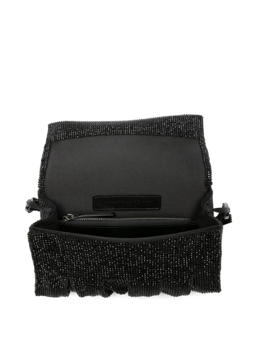 Benedetta Bruzziches Structured Top Handle Detachable Strap Handbag