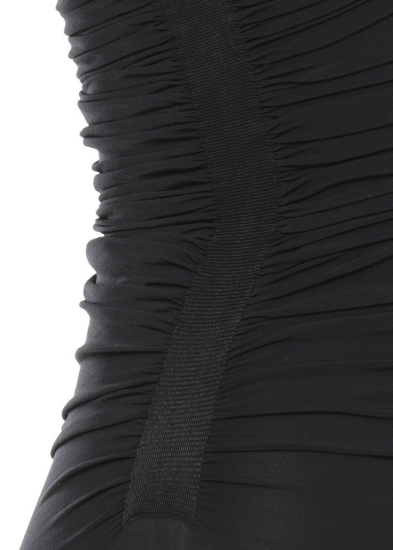 Wolford One-Shoulder Bodysuit With Ruched Detailing