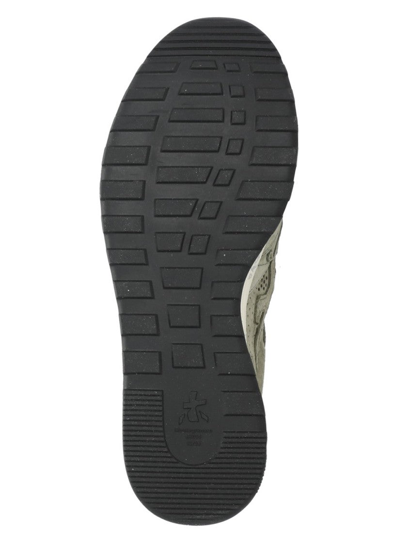 Premiata Green Nous 8290 Perforated Sneakers