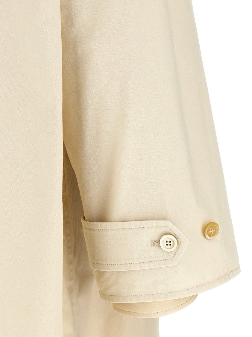 Maison Margiela Layered Cotton Trench Coat