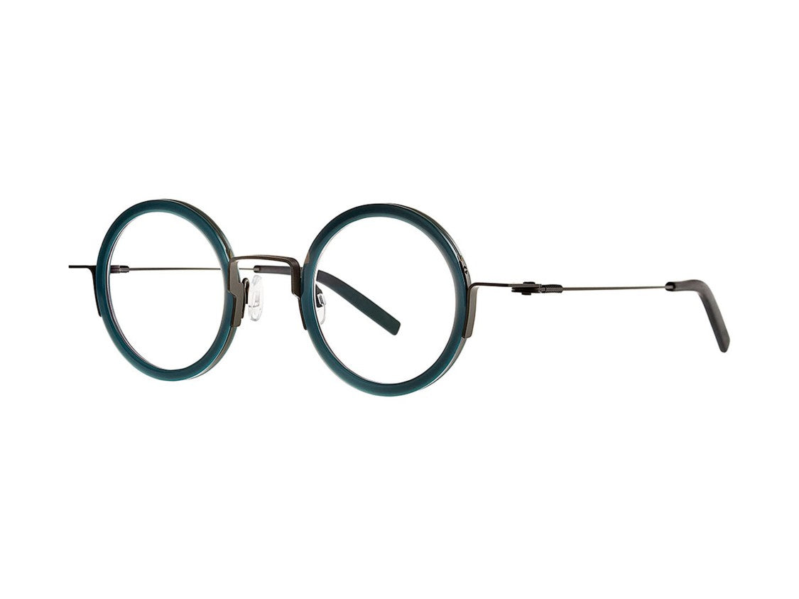 Theo Stoemp 059 Grey Round Frame Eyeglasses