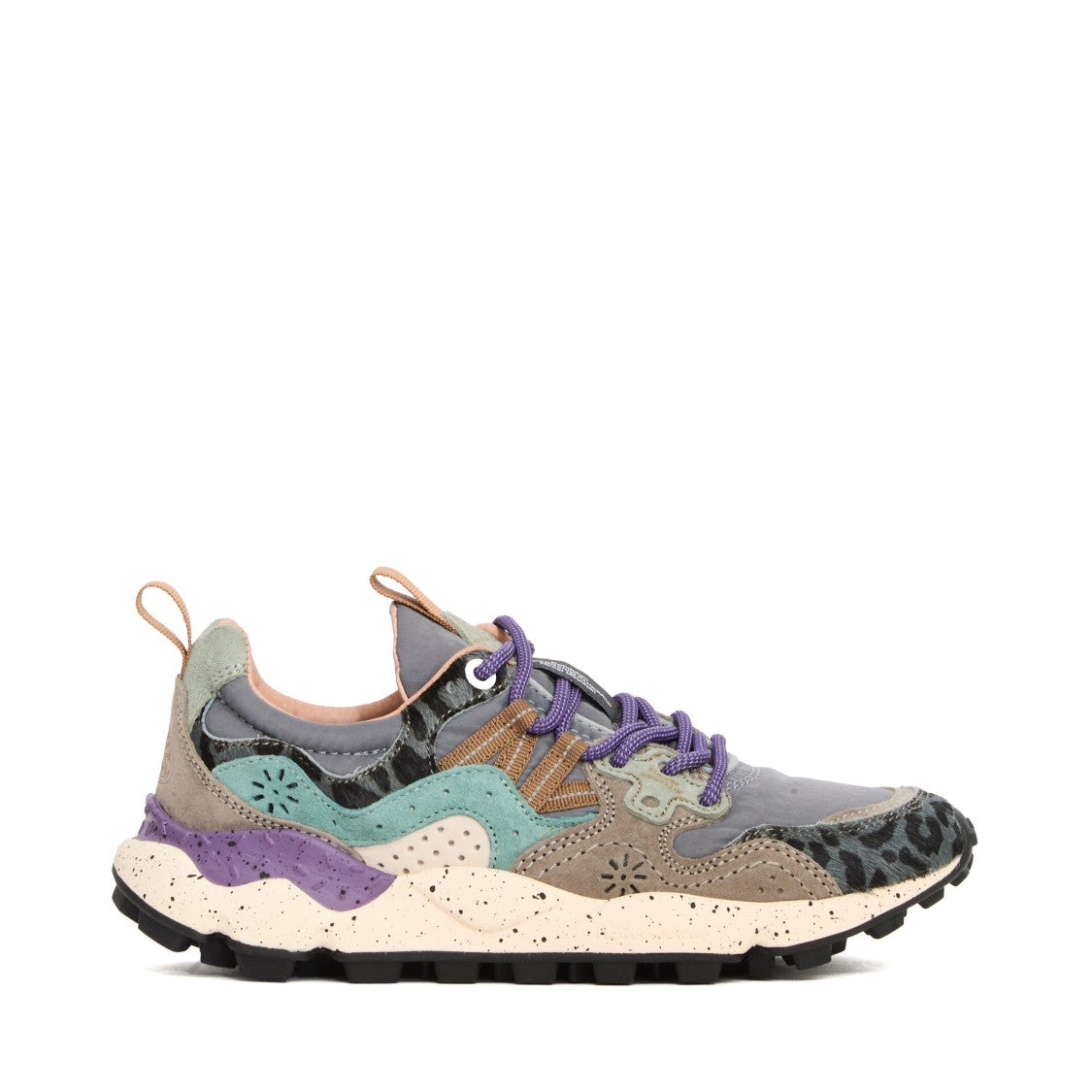 Flower Mountain Yamano 3 Women's Suede And Pony Hair Sneakers