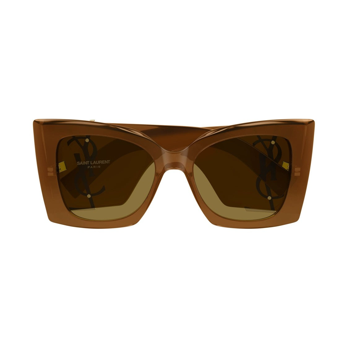 Saint Laurent Oversized Square Frame Sunglasses With Logo Detail