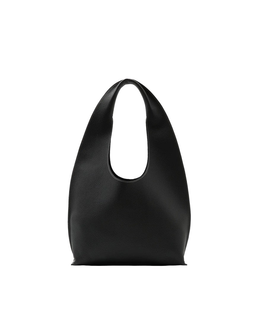A.P.C. Textured Leather Shoulder Bag With Stud Detailing