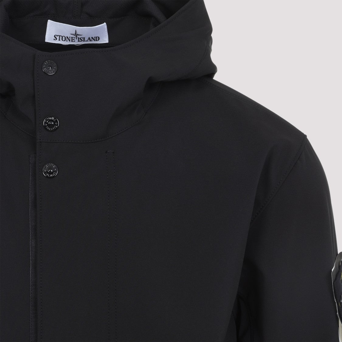 Stone Island Black Short Parka