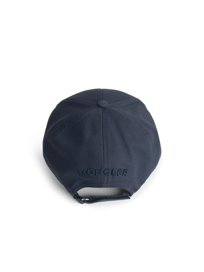 Moncler Blue Cotton Cap