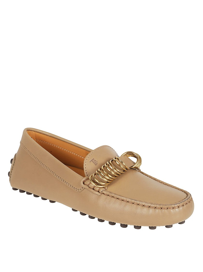 Tod's Calfskin Flat Shoes