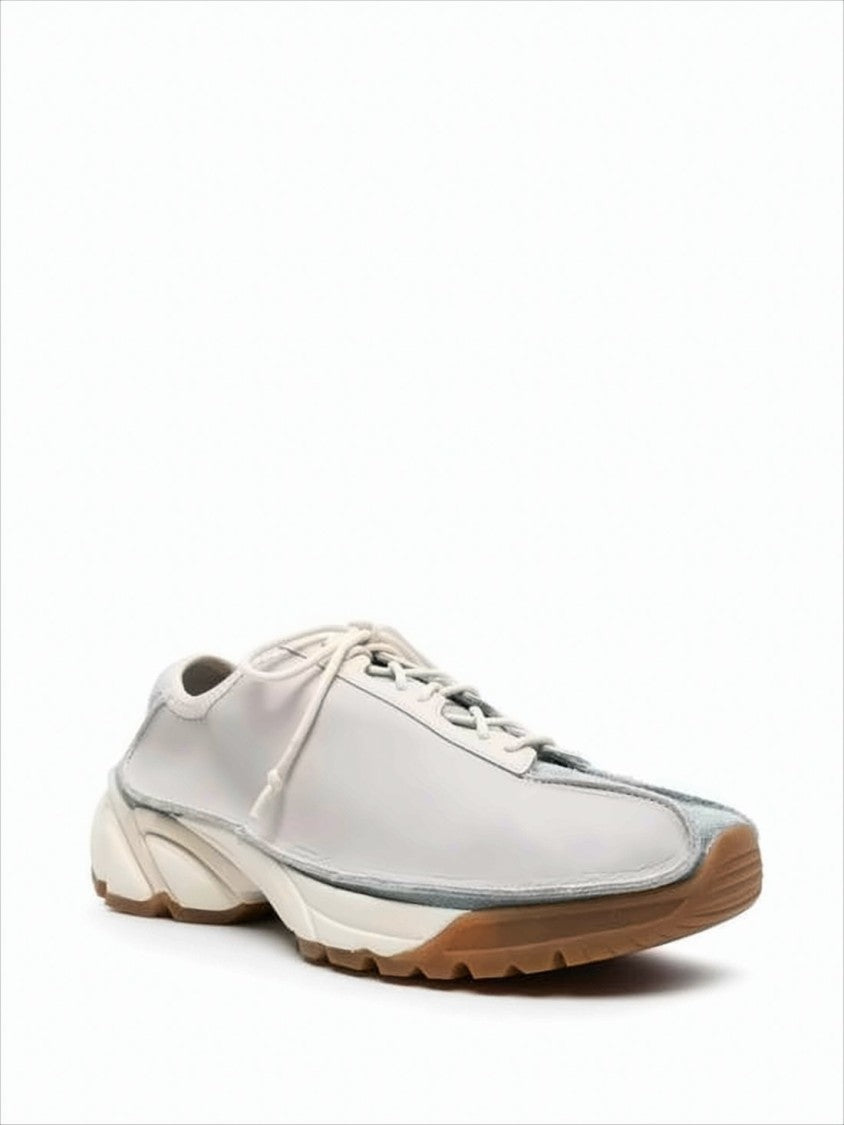 Our Legacy Low-Profile Leather And Suede Sneakers
