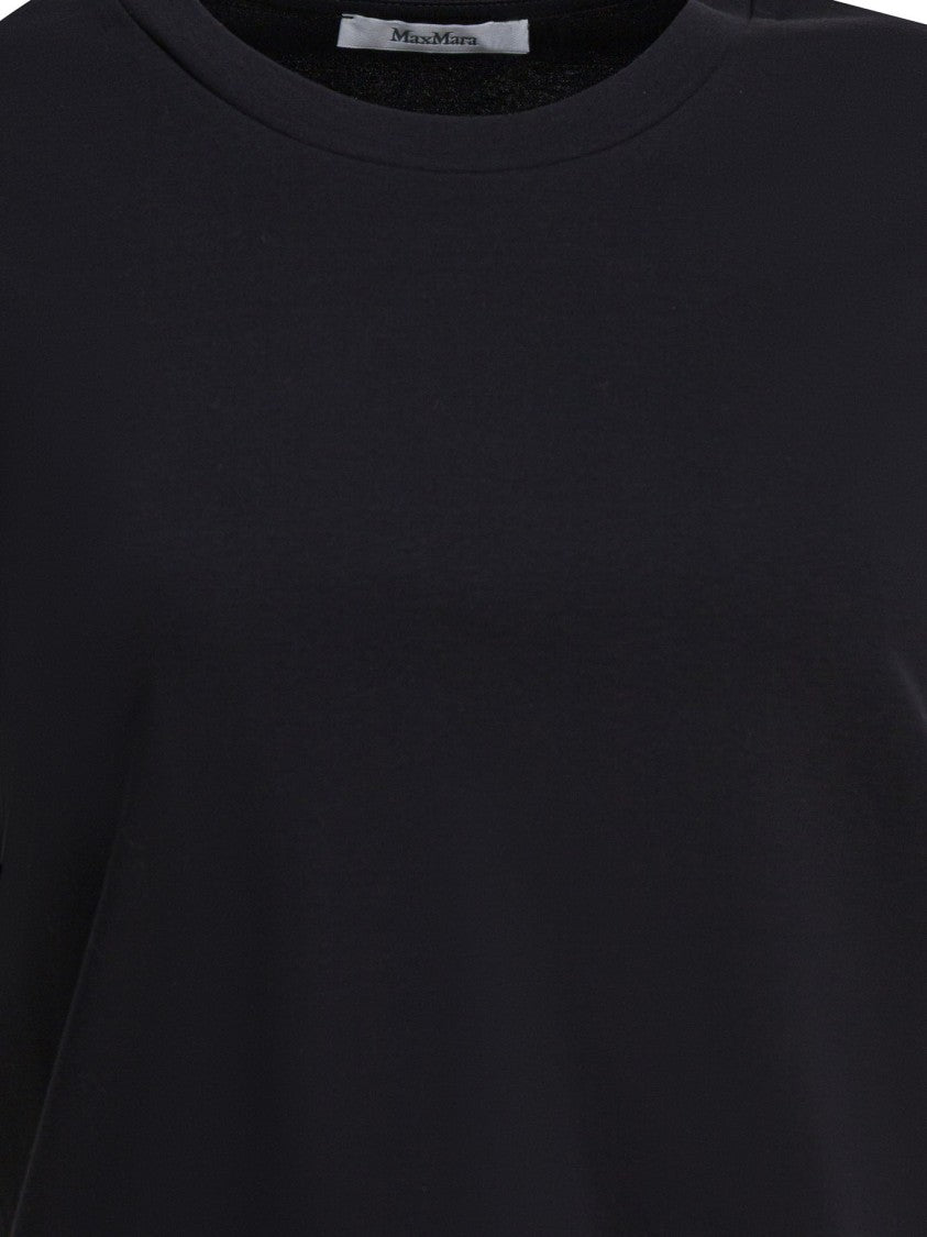 Max Mara Classic Short-Sleeved Black T-Shirt