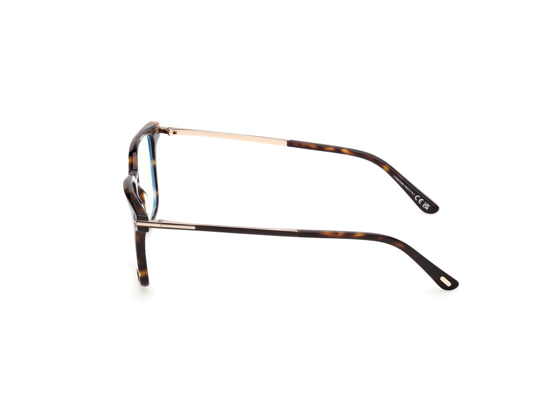 Tom Ford Tortoiseshell Ft6124-B Square Eyeglasses