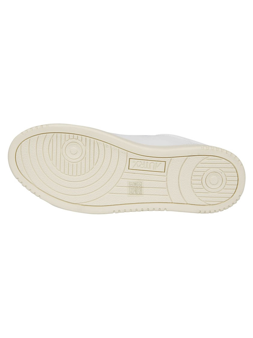 Autry White Medalist Low Leather Low-Top Sneakers