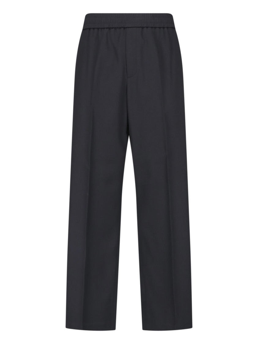 Golden Goose Black Virgin Wool Star Sweatpants