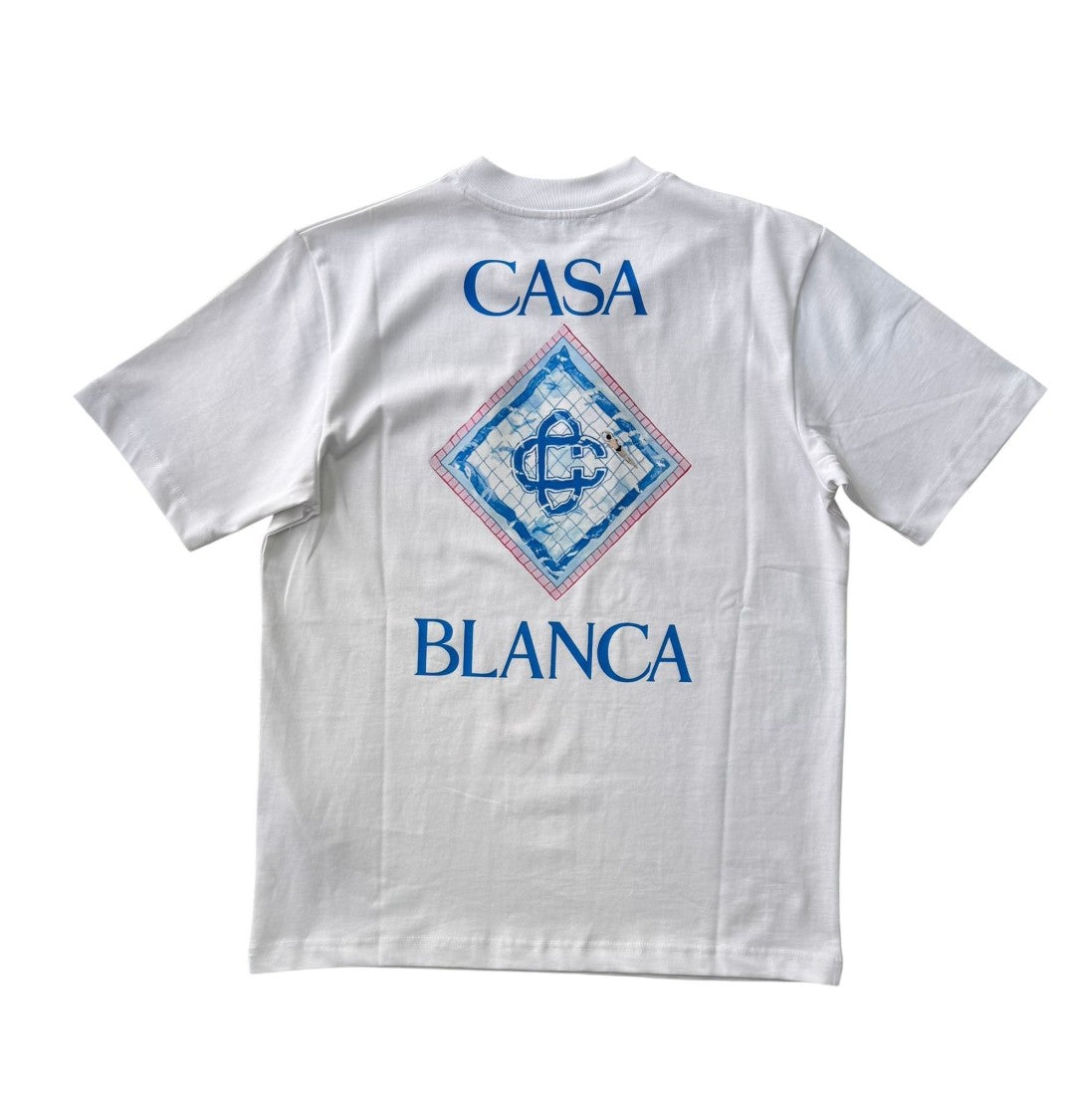 Casablanca Short-Sleeve Graphic Logo T-Shirt With Relaxed Fit