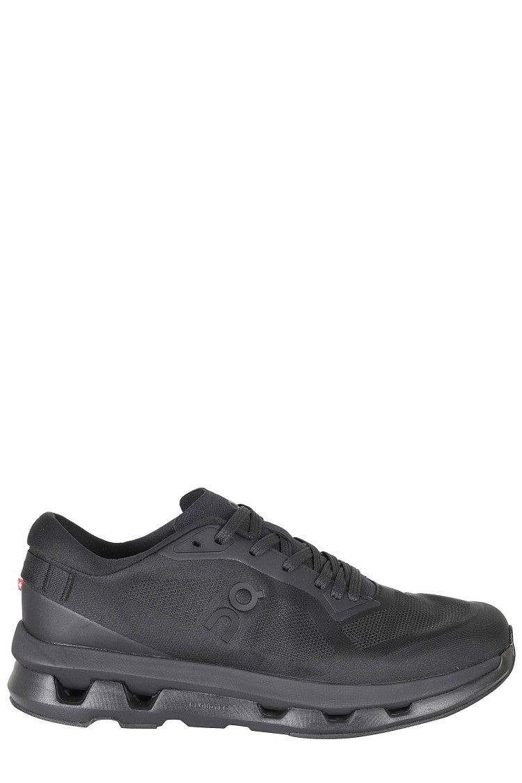 On Running Black Cloudzone Breathable Mesh Rubber Sole Nylon Sneakers