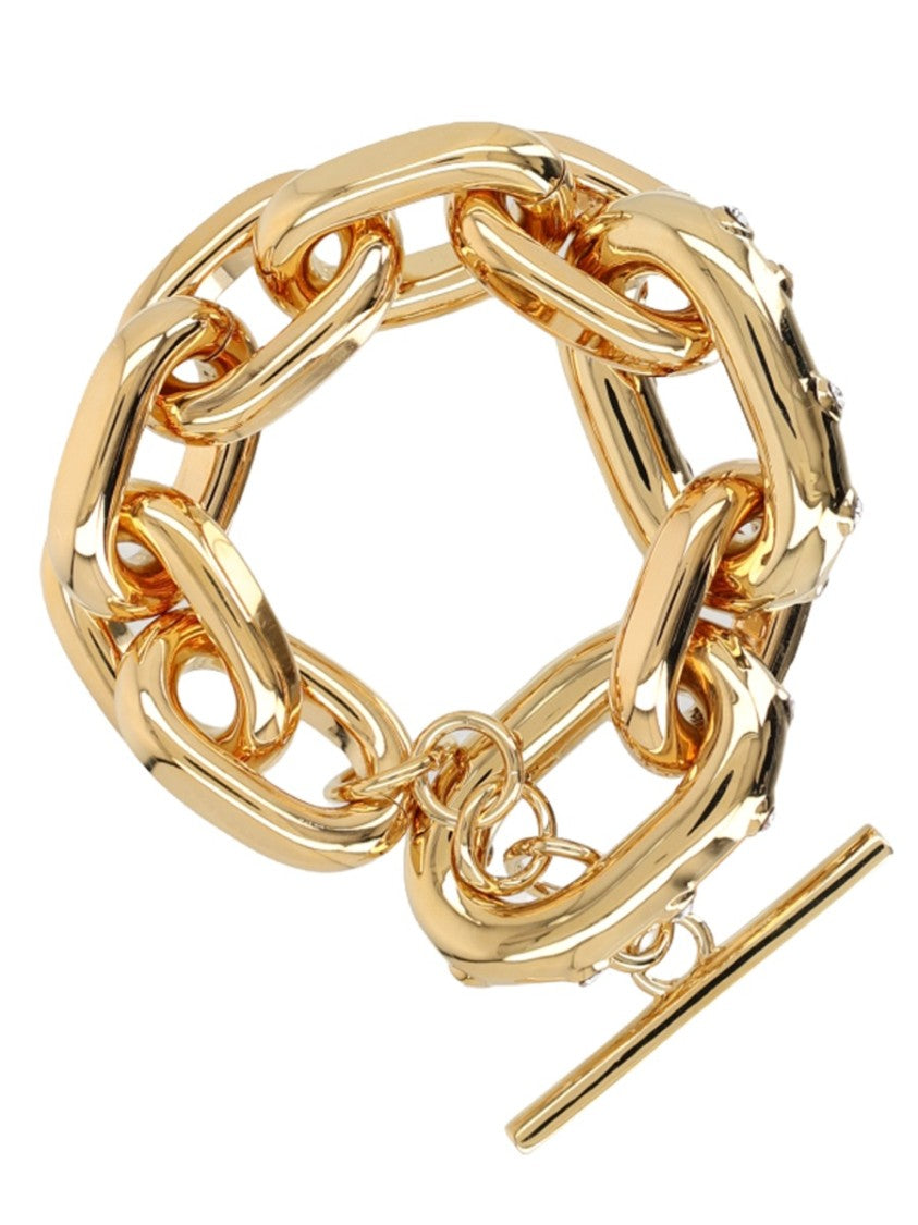 Rabanne Xl Link Brass Toggle Bracelet
