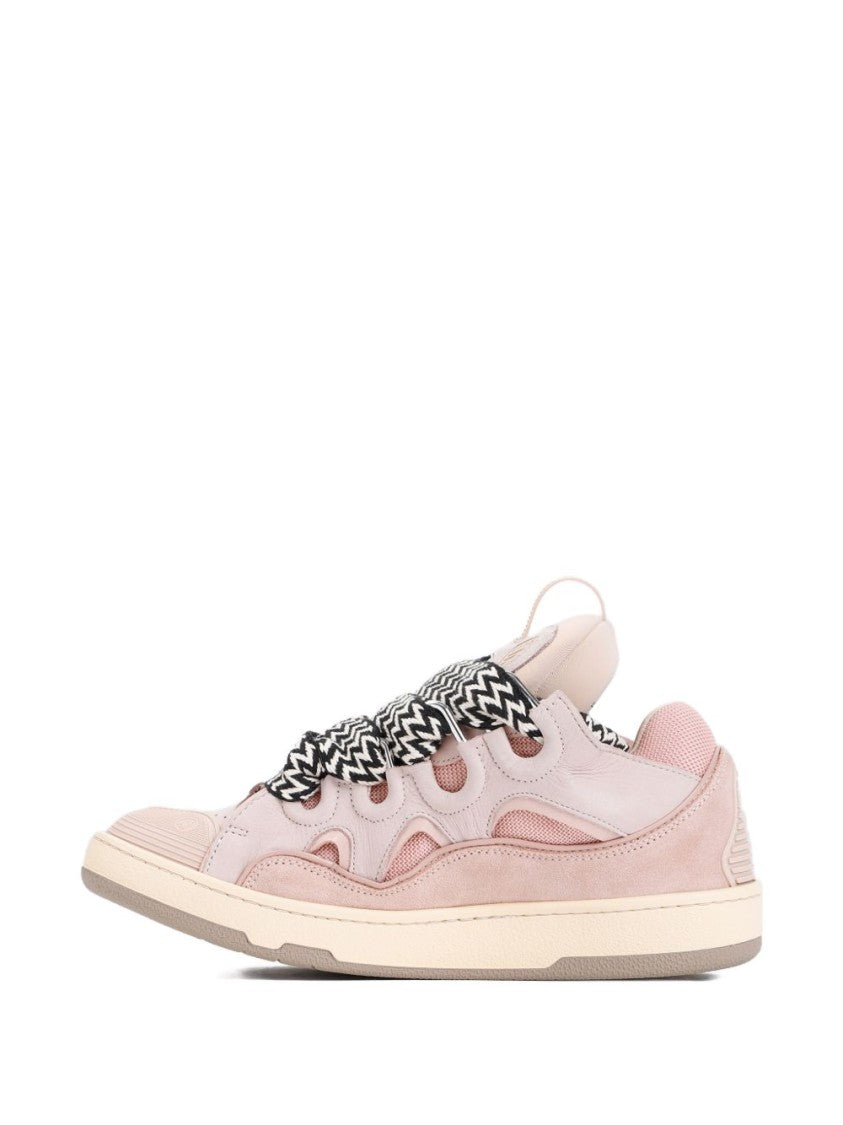Lanvin Silk And Nylon Blend Low Sneakers