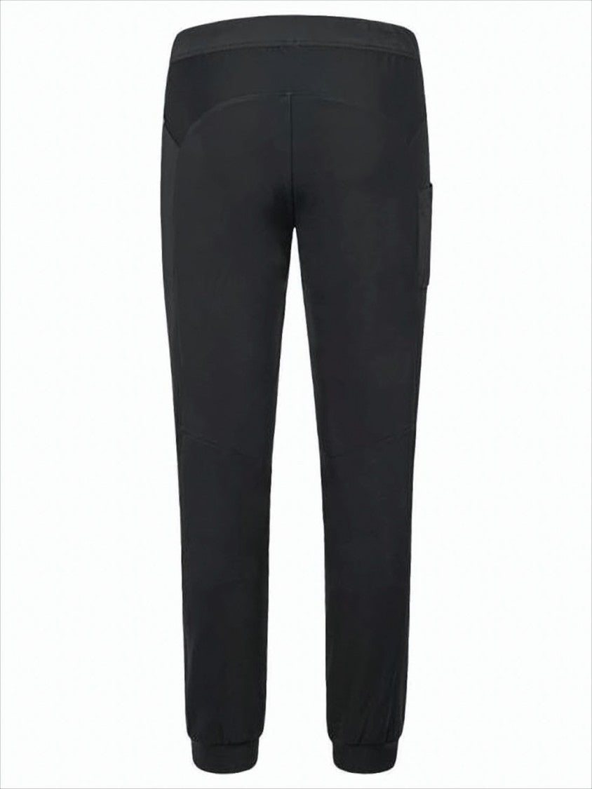 Montura Fitted Straight Pants With Elastic Waistband And Zippered Pockets