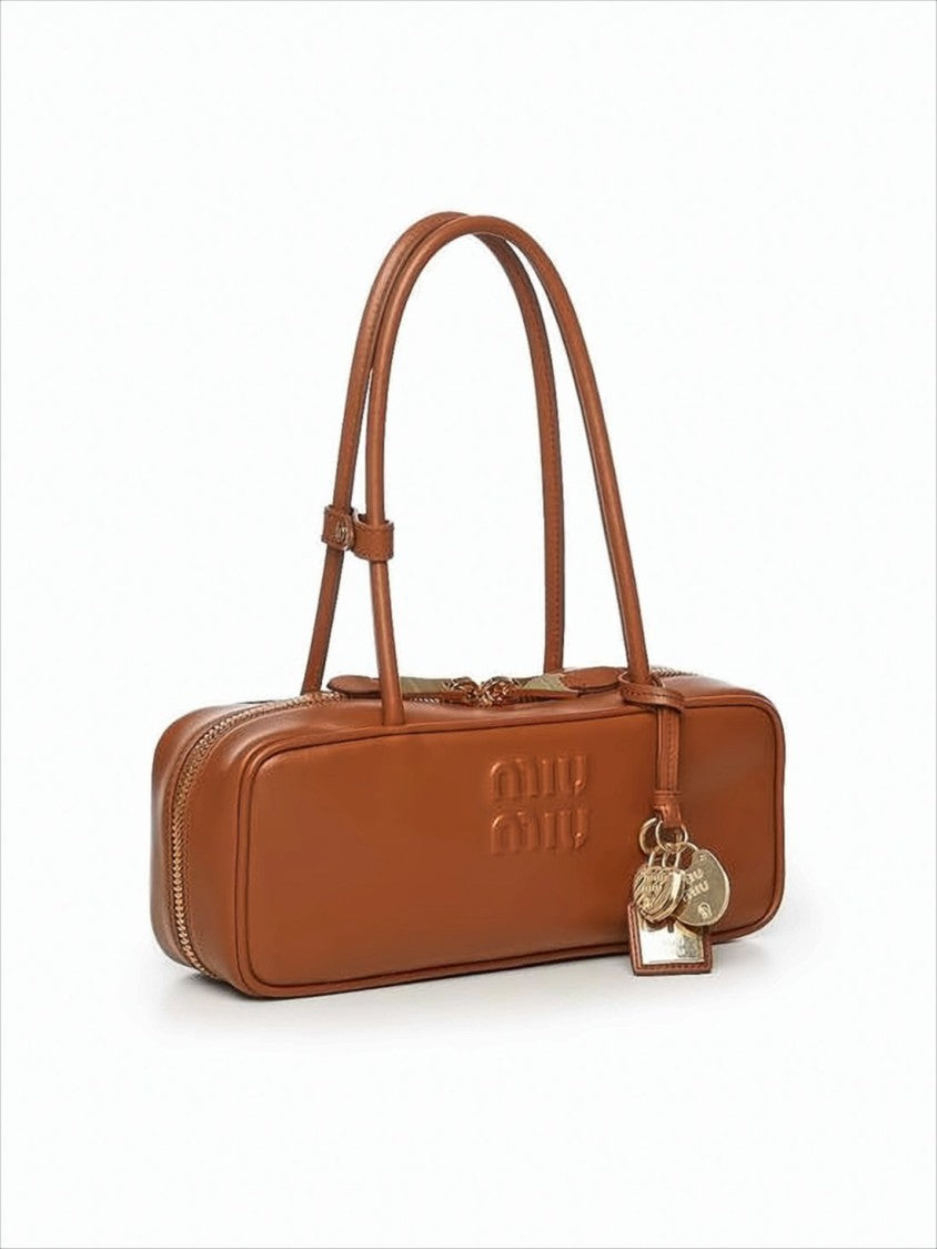 Miu Miu Sleek Calf Leather Tote Bag