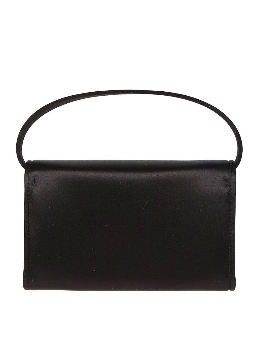 Roger Vivier Satin Finish Structured Bag With Rectangular Embellishment