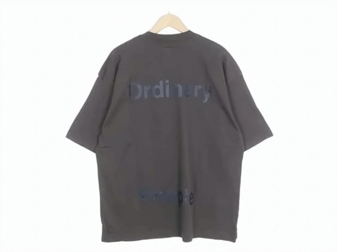 Maison Mihara Yasuhiro Distressed Black Short-Sleeved T-Shirt With Abstract Graphic