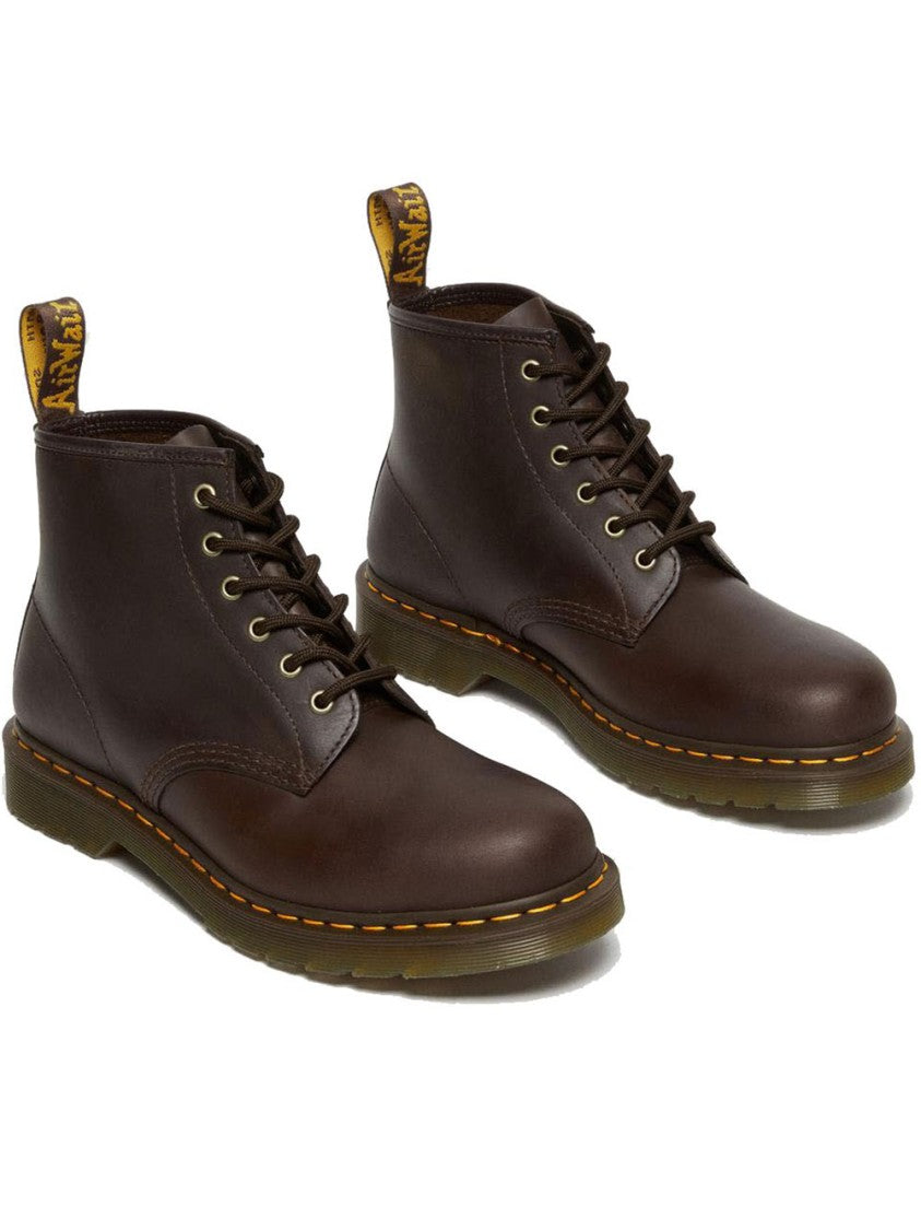 Dr. Martens Rich Brown Leather Lace-Up Boots