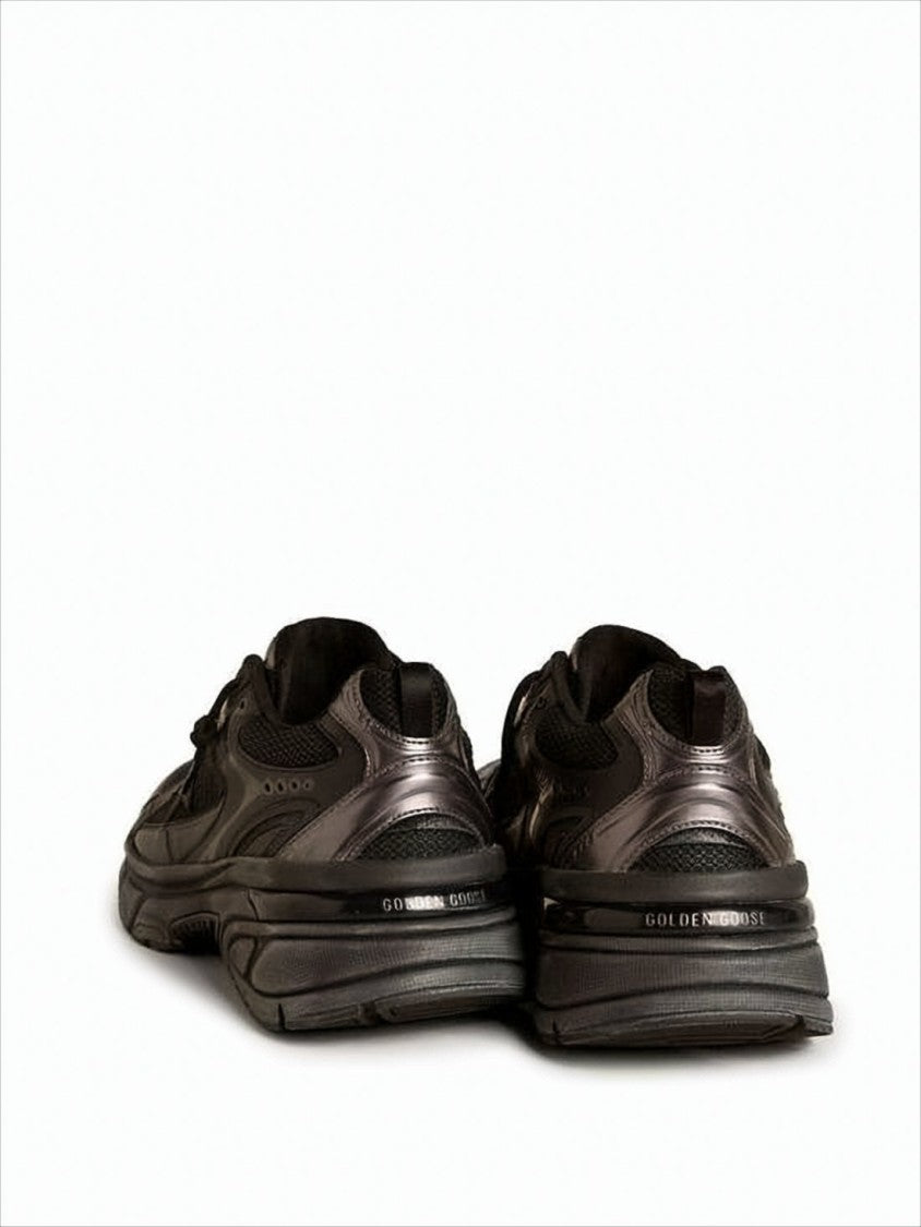 Golden Goose Chunky Black Sneakers With Layered Sole