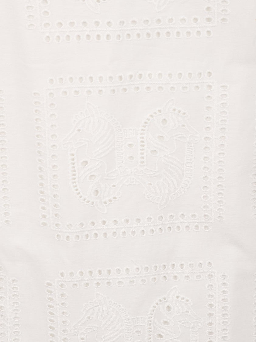 Tory Burch Sleeveless Linen Midi Dress